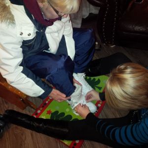 Help! I can't get my skates on!