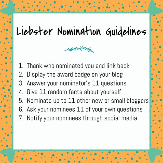 Leibster Nominee, New Blogger